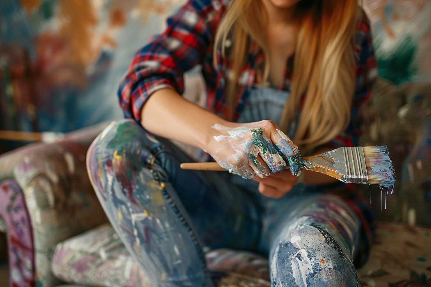 Art Instructor Teaching